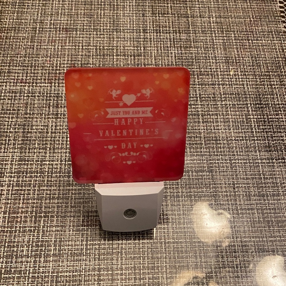 Valentine's Day Red Night Light